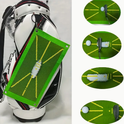 Golf Swing Pad - Improve Your Swing Accuracy With Trajectory Detection And Measurement - Essential Golf Training Aid