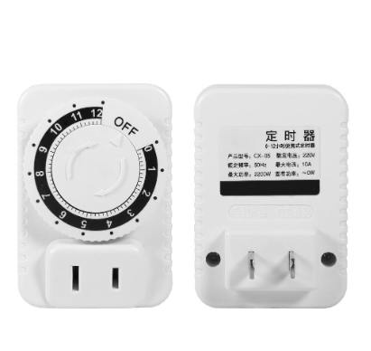 12 Hour Electrical Mechanical Time Wall Plug Switch Digital Timer Switcher