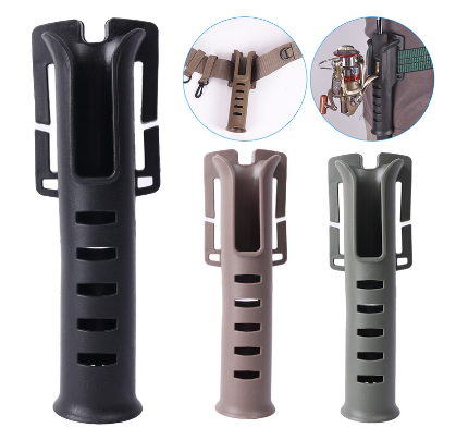 Premium Quality Plastic Fishing Rod Tube / Attachable Belt Portable Pole Inserter / Lure Fishing Rod Holder / Fishing Tackle Accessories