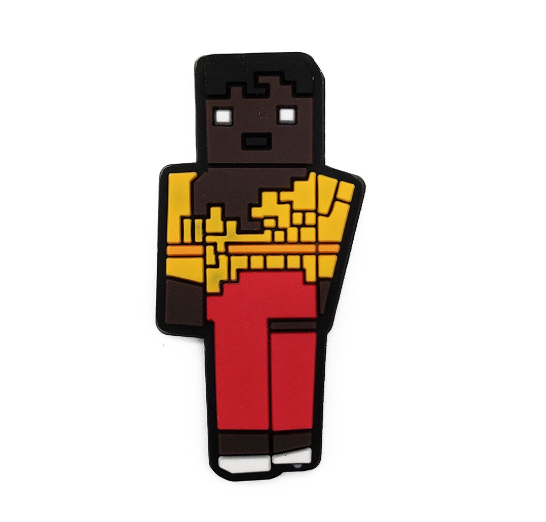 Cartoon Alex Sword Croc Jibbitz for Kids Minecraft Jibbits Charm Computer Game Jibits Crocks Shoes Accessories Shoe Charms Pins 035