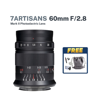 7Artisans 60mm f/2.8 Photoelectric Macro Lens for Mark II