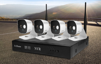 Sricam SriHome NVS002 Wireless IP Security Camera 1080P 2MP 1080P Plug & Play 4 Channel NVR Kit