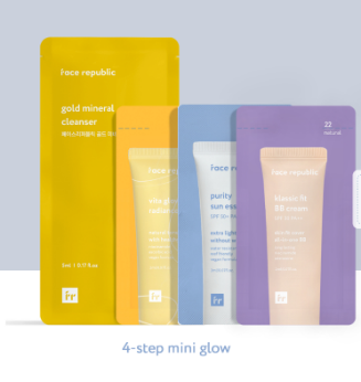 Face Republic 4 step MINI Glow Coverage Sun Care | Brightening SPF