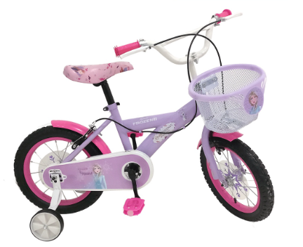 Disney Frozen with Basket 14 inch Bike