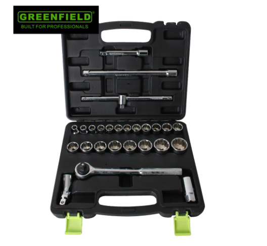 Greenfield Drive Socket Set 27 Pcs. 1/2" - Tools/Accessories