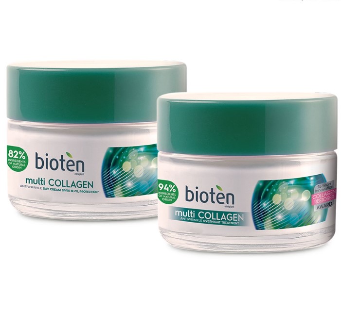 Bioten Multi-Collagen Bundle Day Cream 50ml & SPF10 Night Cream 50ml