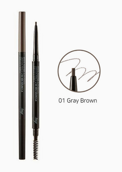 The Face Shop Brow Master Slim Pencil 01 Gray Brown