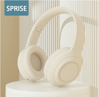 SPRISE Premium Wireless Bluetooth Earphone Colorful Headphone Noise Cancelling Gaming Music Foldable Over Ear Headset