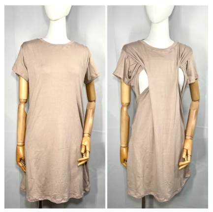 Maternity Breastfeeding dress  Nursing dress  Pregnant  Nursing wear  Lounge dress  Casual dress MBD15