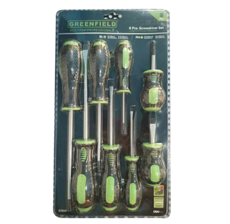Greenfield Bi-Mat Screwdriver Set 8pcs