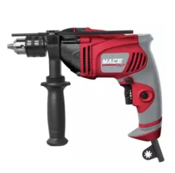 MACE PLUS MT-ID650 Corded Impact Drill with Variable Speed, Cushioned Grip and Lock On Switch