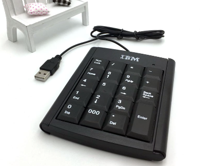 Fantech Universal Mini USB Numeric Keypad Number Keyboard for Laptop Computer Notebook