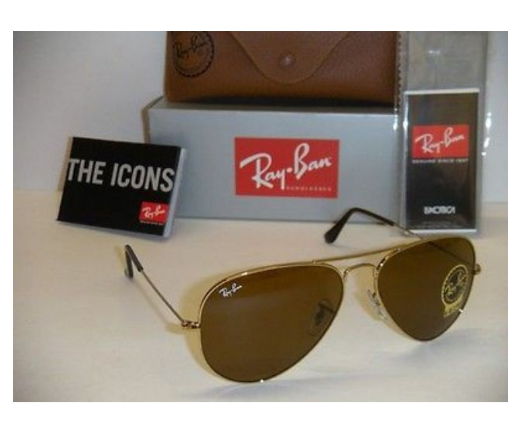 Ray-Ban Aviator Casual Trend Gasses Original 100% Luxottica Italy 3025/26 001/57