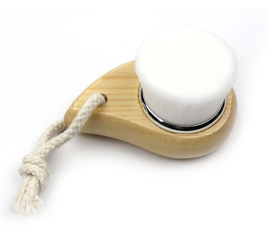 Soft Hair Face Wash Brushes Bamboo Charcoal Facial Cleansing Brush Massage Pore Cleanser Face Beauty Skin Care Cleaning Tools Silver