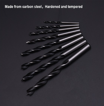Harden 610287 8Pcs Wood Drill Set Carbon Steel Brad Point Bit For Electric Hammer