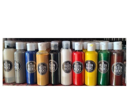 Dye Paint for Suede Gamusa Nubuck Pigskin Canvass Mr. Kleenkicks 100ml