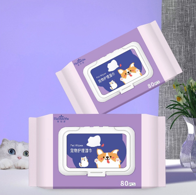 Pet Wipes Dog Cat Cleaning Grooming Wet Tissues