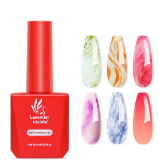 15ML Blooming Gel Soak Off UV LED Function Gel Nail Polish Blossom Spreading Effect for Nail Art Design
