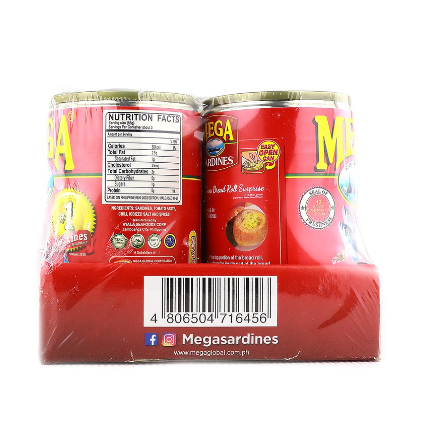 Mega Sardines in Tomato Sauce with Chili 10 x 155g