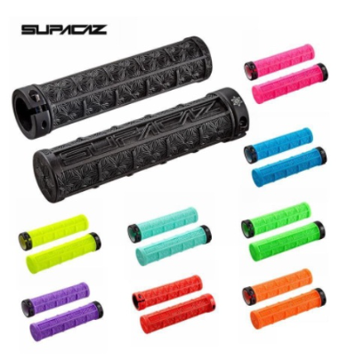 Supacaz Chrysanthemum Grip Grip Cover Silicone Handlebar Mountain Bike Bike Grip Cover Anti-Skid  Damping