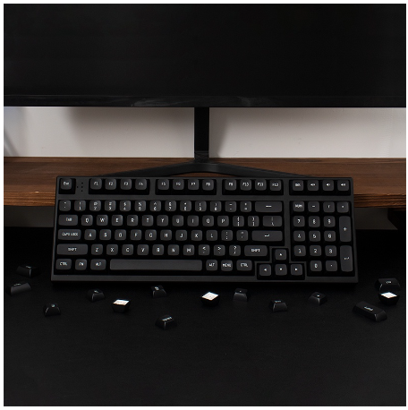 150 Keys Double Shot MSA Profile Keycap Personalise White Black Theme Keycaps ISO Enter 7U Space Bar For Mechanical Keyboard