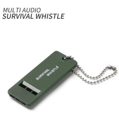 Portable Outdoor High Decibel Survival Whistle Multiple Audio Whistle Camping Emergency Hiking Accessories Tactical EDC Tools