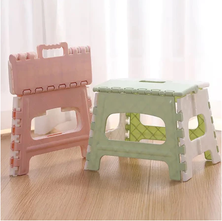 Plastic Folding Small Stool Outdoor Portable Folding Stool for Children and Adults Fishing Stool