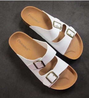 Birkenstock Classic Fashion Double buckle couple slipper slides
