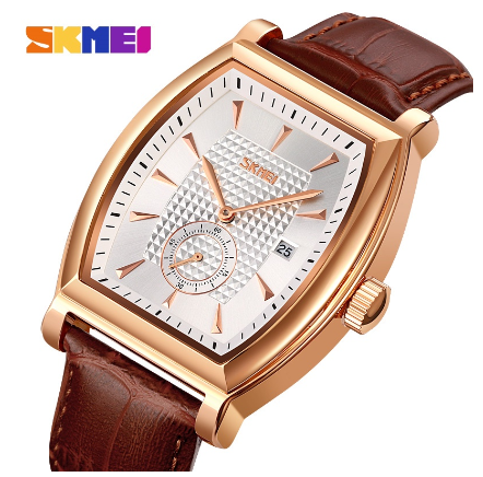 Skmei Business Fashion High-end Men Quartz Watch Leather Strap 9306 F3
