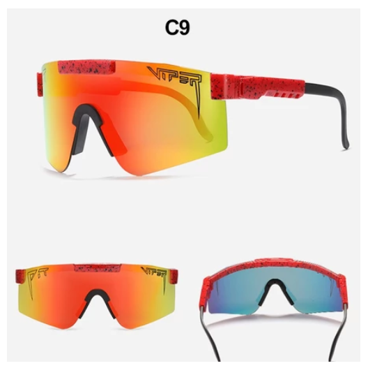 Viper Sports Sunglasses UV400 Outdoor Polarized Sports Eyewear Fashion Bike Bicycle Sunnies Mtb Goggles with Case Protection Cycling