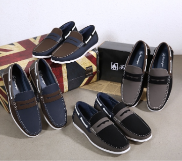 Men Leather Shoes Slippers Casual Driving Shoes WP-607