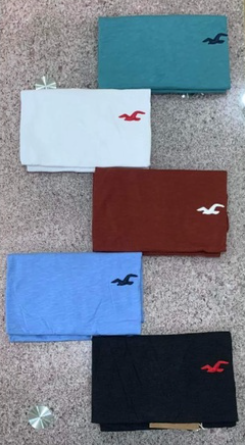 Hollister Cotton Slub Classic Minimalist Design Premium Quality