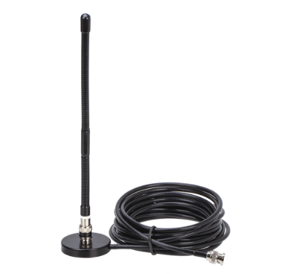 Bnc Male 27MHz Radio Antenna and 5m Coaxial Cable with Mount Base for Kenwood Motorola IC-V8/V80/V82 TK100/300 Walkie Talkie