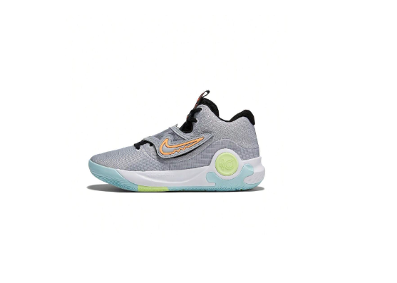 Nike 2023 Men's KD TREY 5 X EP Basketball Shoes DJ7554-009 - Light Grey With Swoosh Logo And Hook-And-Loop Strap
