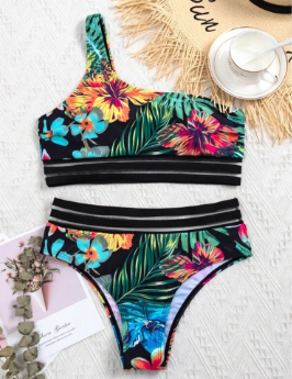 Tengweng Leopard Bikinis 2021 Mujer Women Swimsuit Female Push Up Swimwear Cut Out Bathing Suit Summer