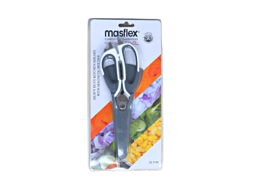 Masflex Heavy Duty Kitchen Shears With Magnetic Holder 1pc.