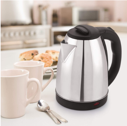 Home Zania Fast Boiling Electric Kettle Stainless Steel Material Easy and Convenient 1.8L