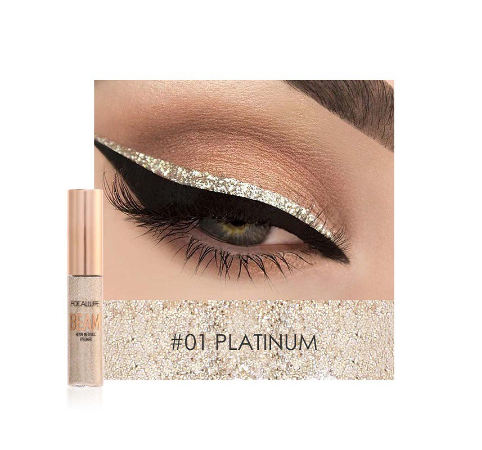 FOCALLURE 5 Colors Glitter Eyeliner Eyeshadow Liquid Eyeliner