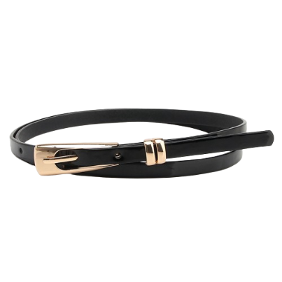 Lovito Women Basic Belts LNA28250 (White/Black)