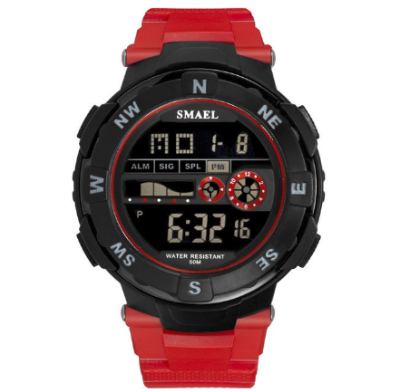 Smael 1361B Brand Men's Sports Watch Waterproof Digital LED Military Fashion Casual Electronics Wristwatch Clock M4