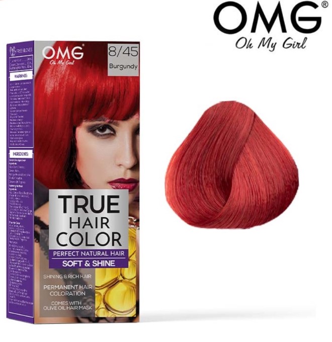 OMG True Hair Color 60ML - 8.45 Burgundy