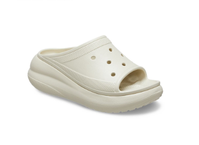 Crocs Classic Crush Slide in Bone