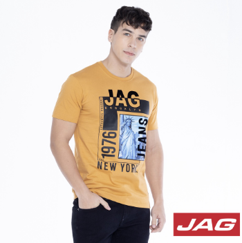 Jag Men's Rugged Boxy Fit Graphic Tee