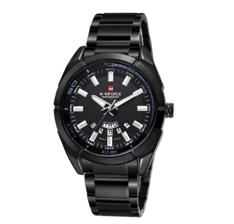 Naviforce NF9038 Men Top Brand Full Steel Waterproof Casual Quartz Date Sport Military Wrist Watch 008