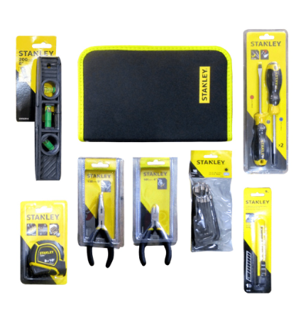 Stanley STZIPKIT 18Pcs Basic Tools Zip Pouch Kit