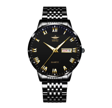 Original Luminous Men's Watch Ultra-Thin Simple Waterproof Calendar Men's Quartz Stainless Steel Watch M5