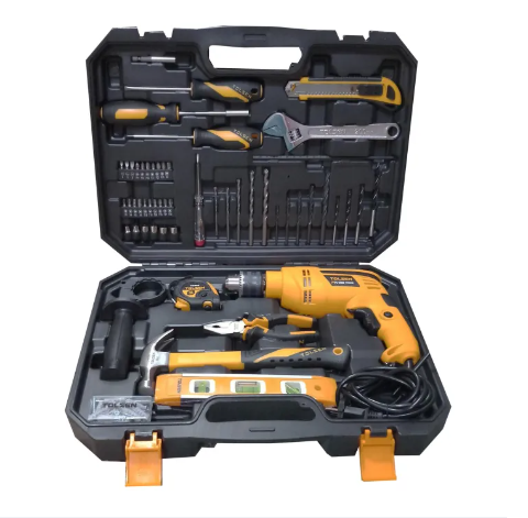 Tolsen 95pcs Impact Drill Tool Set w/ Hard Case (710W) FX Series 79685