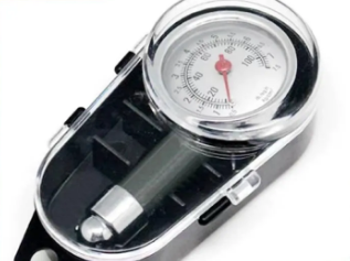 10-100PSI Tire Pressure Gauge Round Air Gauge ,Accurate Mechanical Zinc Alloy Air Gage for Motorcycles,Cars,SUV ATV Barometric