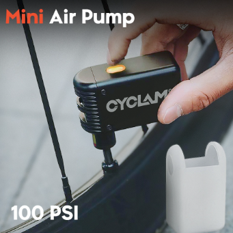 CYCLAMI Small Mini Portable E-Pump for Bicycle Cordless Air Inflator Presta Schrader Valve Pump Cycling MTB Bike Accessories