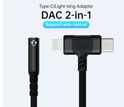 USB Type C To 3.5mm Aux Adapter Type-C/for iphone 3 5 Jack Audio Cable Earphone Cable Converter for Iphone 15 Huawei Mate 60